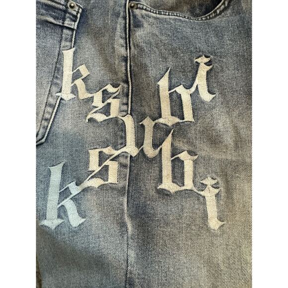 EUC Ksubi Van Winkle Kult Jean Distressed, Logo, Embroidered - Picture 12 of 15